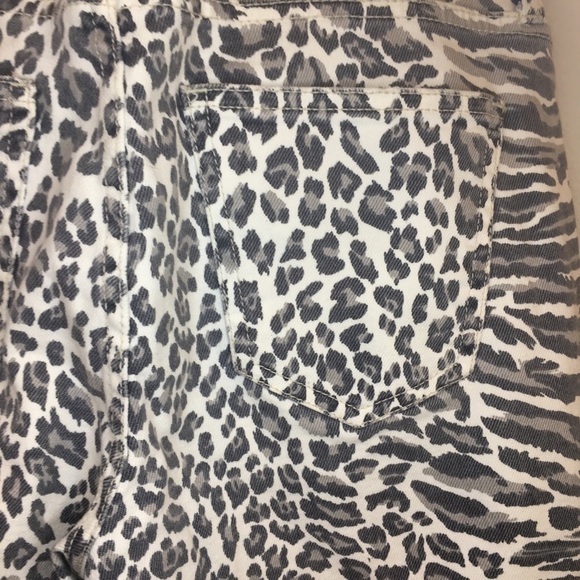 Current Elliott the stiletto leopard print midrise - Picture 10 of 10